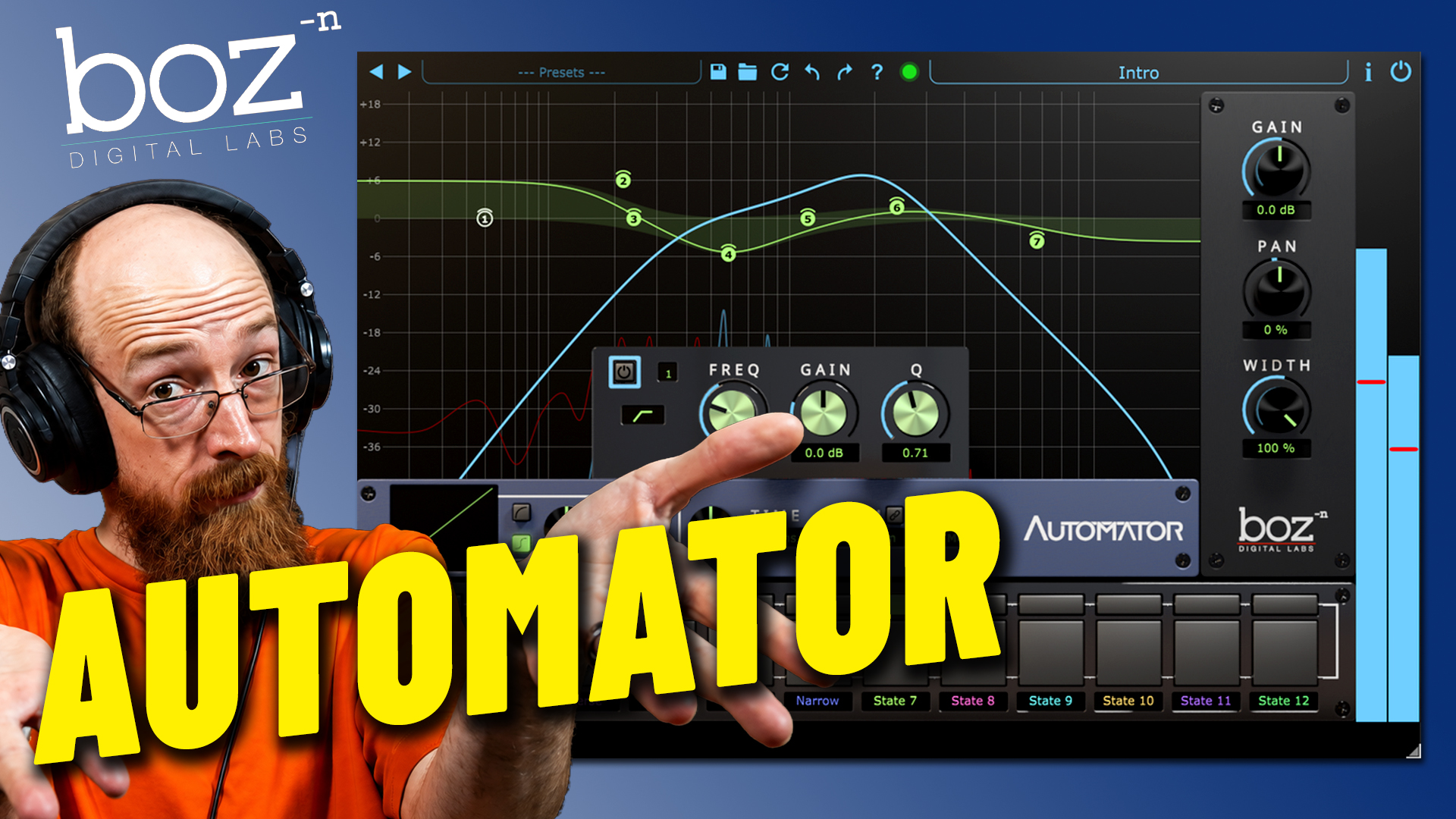 NEW from Boz Digital Labs Automator - No more 10 lanes of EQ automation!